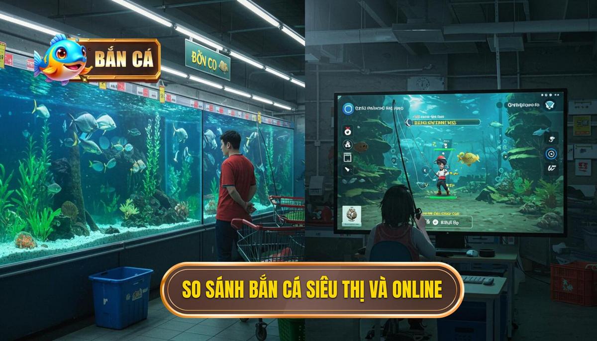 2. Bắn Cá Siêu Thị vs Bắn Cá Online Khác Nhau Gì_ Phân Tích Chi Tiết Các Yếu Tố